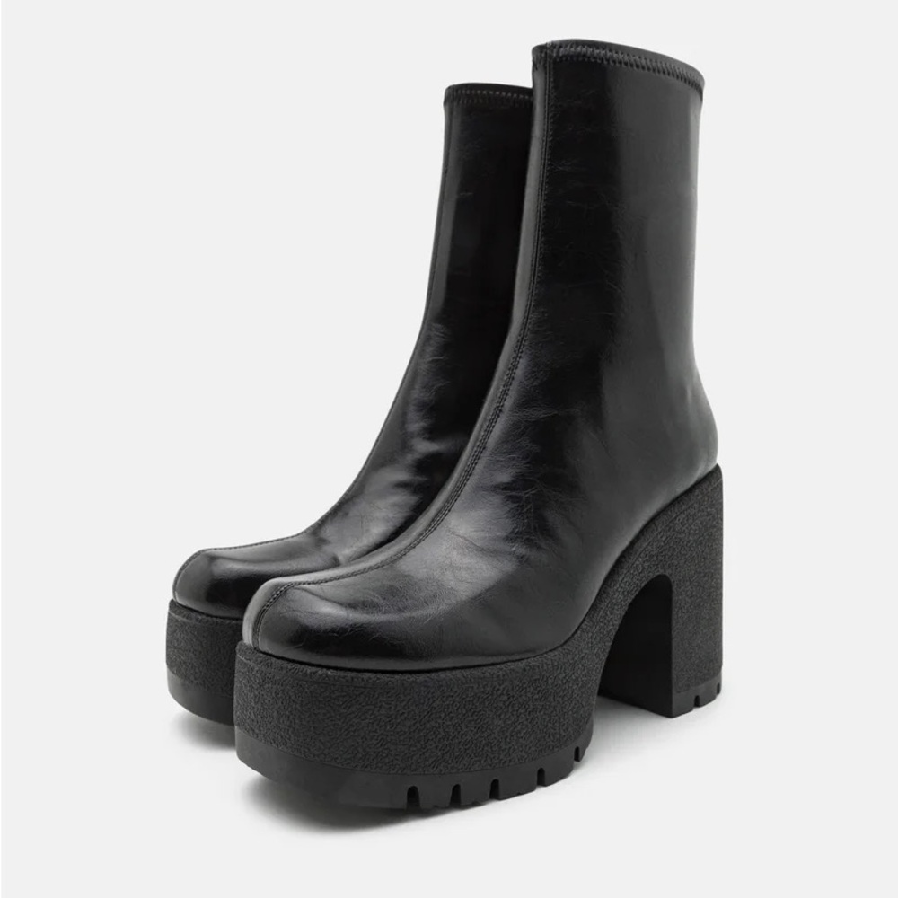 Jeffrey Campbell REFRESH - High heeled ankle boots - black matte SIZE 9